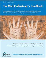 Cover of The Web Professional's Handbook